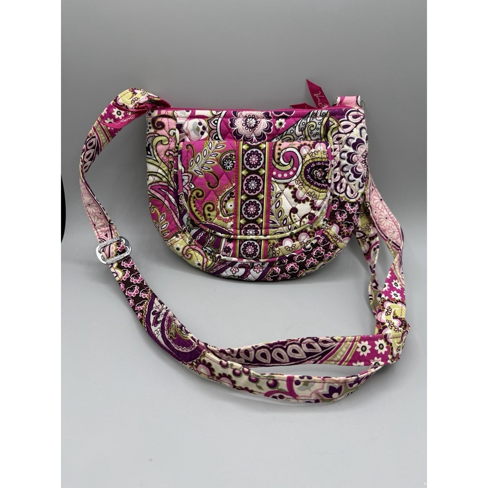 Vera Bradley Very Berry Paisley Clare Crossbody Shoulder Bag NWOT